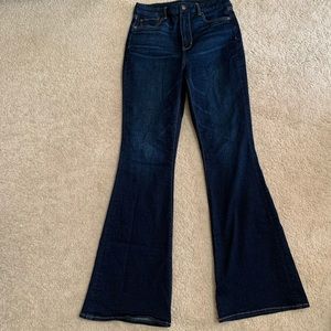 AE curvy super hi-rise flare jeans
